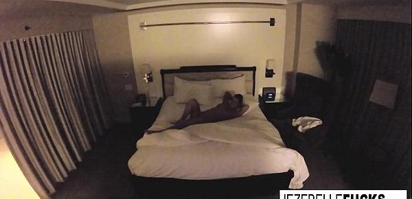  Nude Jezebelle Bond hangs out in her hotel room
